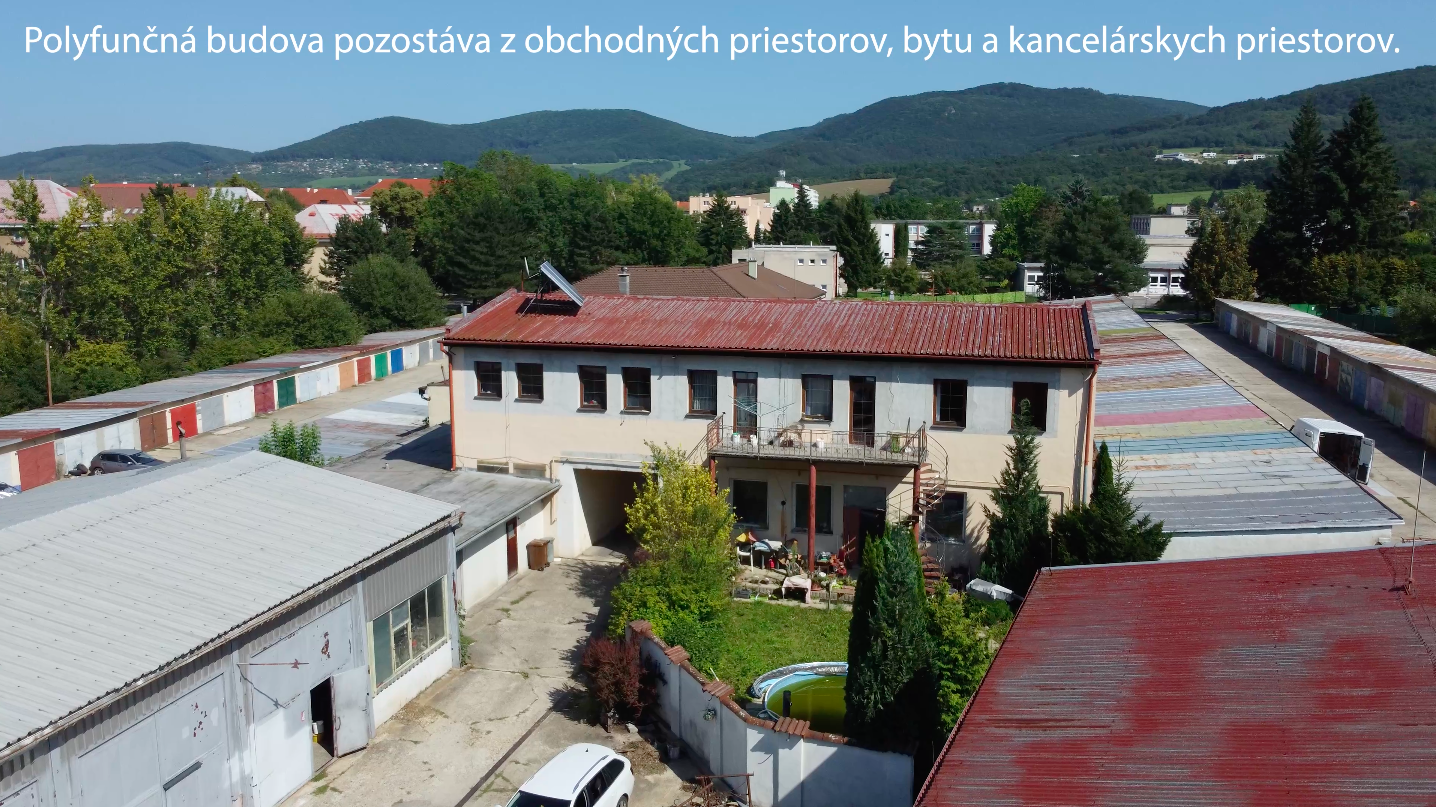 Priemyselno-polyfunkčný objekt v centre Novej Dubnice-PREDAJ