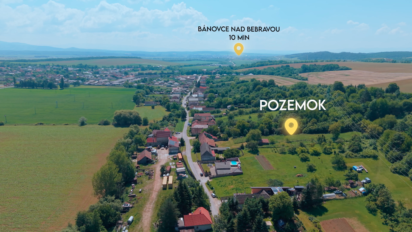Jedinečný stavebný pozemok Dežerice NA PREDAJ