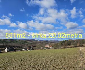 Stavebný pozemok 881m2 - Zlatníky pri Bánovciach na predaj