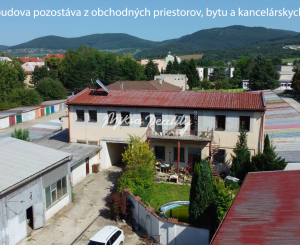 Priemyselno-polyfunkčný objekt v centre Novej Dubnice-PREDAJ