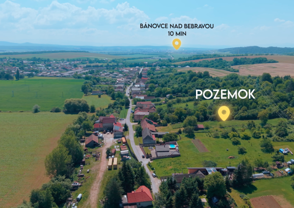 Jedinečný stavebný pozemok Dežerice NA PREDAJ